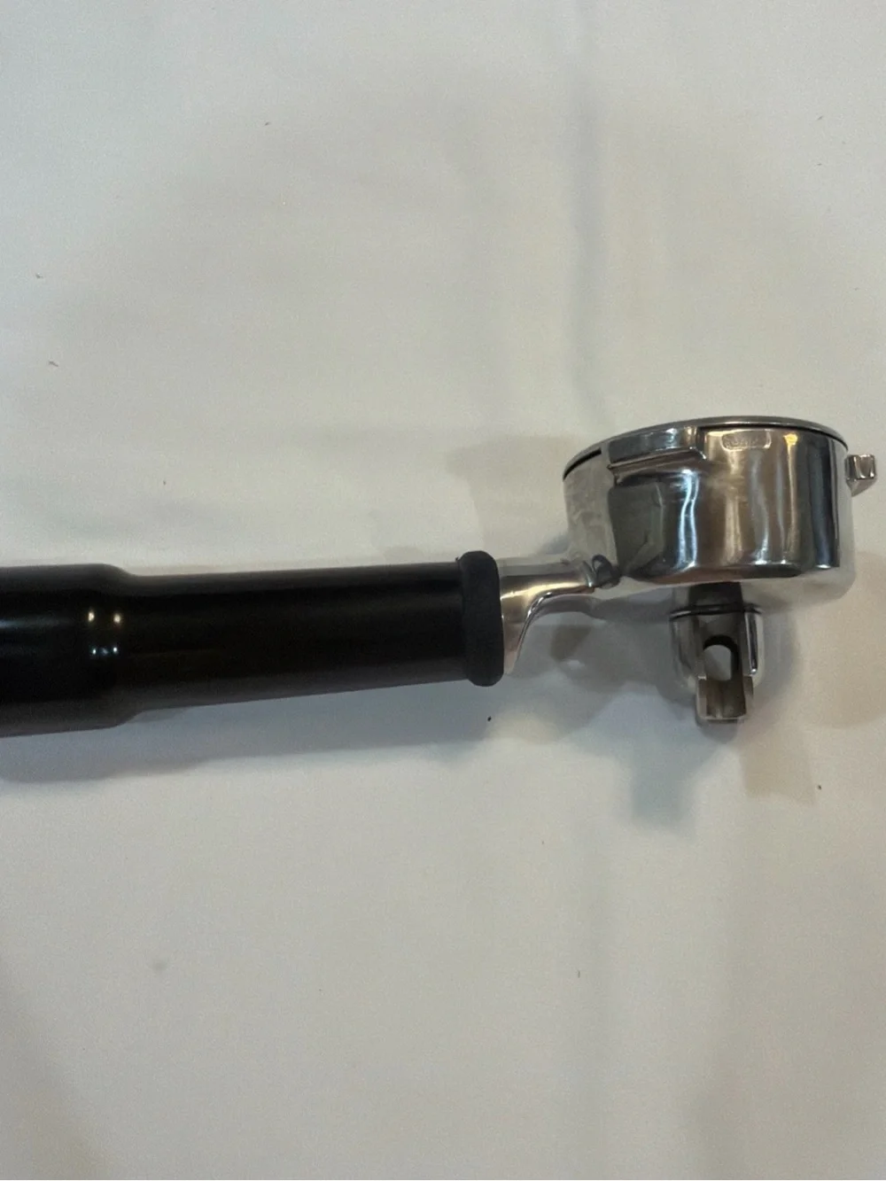 Breville Stainless Steel Portafilter with Black Handle